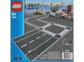 7280 LEGO City RovnĂˇ trasa a kĂ¸iĹľovatka 2ks