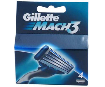 Gillette Mach3 - nĂˇhradnĂ­ hlavice - 4ks