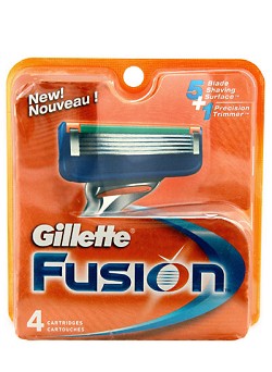 Gillette Fusion - náhradní hlavice - 4ks